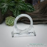  Vòng Khối Ngọc Phỉ Thúy Hoa Bay Cao Cấp Bản Hẹ KT: 10.8 x 8.6 x 56.6  (Không Kén Mệnh) 260749 
