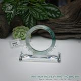  Vòng Khối Ngọc Phỉ Thúy Hoa Bay Phớt Hoàng Phỉ Cao Cấp Bản Hẹ KT: 12.1 x 7.8 x 53.5  (Không Kén Mệnh) 260939 