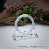  Vòng Khối Ngọc Phỉ Thúy Xuân Băng Khai Vận Cao Cấp Bản Đũa 9.5 x 9.5 x 58.2 (Không Kén Mệnh) 2544336 