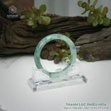 Vòng Khối Ngọc Phỉ Thúy Thanh Lục Phiêu Hoa Cao Cấp Bản Hẹ KT: 12.9 x 7.9 x 57.8  (Không Kén Mệnh) 261821 