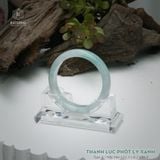  Vòng Khối Ngọc Phỉ Thúy Thanh Lục Phớt Lý Xanh Cao Cấp Bản Hẹ KT: 12.3 x 8.2 x 56.9 (Không Kén Mệnh) 261156 
