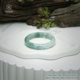  Vòng Khối Ngọc Phỉ Thúy Thanh Lục Phiêu Hoa Cao Cấp Bản Hẹ KT: 12.9 x 7.9 x 57.8  (Không Kén Mệnh) 261821 