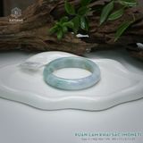  Vòng Khối Ngọc Phỉ Thúy Xuân Lam Khai Sắc Cao Cấp Bản Hẹ 13 x 8.1 x 55 (Không Kén Mệnh) 2543733 