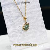  Bộ Trang Sức Vàng Phụng Thiên Cửu Vận Phỉ Thúy Xanh Lục (Không Kén Mệnh) Độc Quyền Katgems 