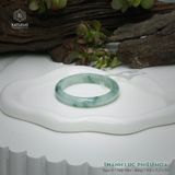  Vòng Khối Ngọc Phỉ Thúy Thanh Lục Phiêu Hoa Cao Cấp Bản Hẹ KT: 9.8 x 7.2 x 53  (Không Kén Mệnh) 261818 