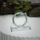  Vòng Khối Ngọc Phỉ Thúy Thanh Lục Phiêu Hoa Cao Cấp Bản Hẹ KT: 9.9 x 7.6 x 55.6  (Không Kén Mệnh) 261820 