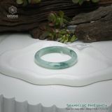  Vòng Khối Ngọc Phỉ Thúy Thanh Lục Phiêu Hoa Cao Cấp Bản Hẹ KT: 9.8 x 7.2 x 53  (Không Kén Mệnh) 261818 
