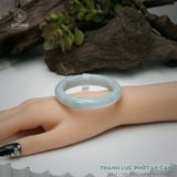  Vòng Khối Ngọc Phỉ Thúy Thanh Lục Phớt Lý Cay Cao Cấp Bản Hẹ KT: 11.8 x 7.6 x 53.6 (Không Kén Mệnh) 261158 