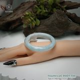  Vòng Khối Ngọc Phỉ Thúy Thanh Lục Phớt Lý Cay Cao Cấp Bản Hẹ KT: 12.3 x 9.3 x 58.6 (Không Kén Mệnh) 261150 