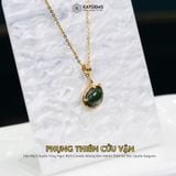  Bộ Trang Sức Vàng Phụng Thiên Cửu Vận Ngọc Bích Canada (Không Kén Mệnh) Độc Quyền Katgems 