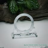  Vòng Khối Ngọc Phỉ Thúy Bạch Ngọc Điểm Xám Khói Cao Cấp Bản Hẹ 11 x 9 x 58.8 (Không Kén Mệnh) 260750 