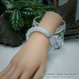  Vòng Khối Ngọc Phỉ Thúy Bạch Ngọc Điểm Xám Khói Cao Cấp Bản Hẹ 11 x 9 x 58.8 (Không Kén Mệnh) 260750 