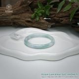  Vòng Khối Ngọc Phỉ Thúy Xuân Lam Khai Sắc Cao Cấp Bản Oval 7.7 x 6.6 x 49.8 x 55.2 (Không Kén Mệnh) 2543740 