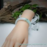  Vòng Khối Ngọc Phỉ Thúy Xuân Băng Khai Vận Cao Cấp Bản Hẹ 12 x 6 x 52.8 (Không Kén Mệnh) 2544346 