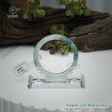  Vòng Khối Ngọc Phỉ Thúy Thanh Lục Phiêu Hoa Cao Cấp Bản Hẹ KT: 11.3 x 7.9 x 58.6  (Không Kén Mệnh) 261817 