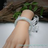  Vòng Khối Ngọc Phỉ Thúy Xuân Băng Khai Vận Cao Cấp Bản Hẹ 11.8 x 7.3 x 56.6 (Không Kén Mệnh) 2544343 