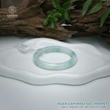  Vòng Khối Ngọc Phỉ Thúy Xuân Lam Khai Sắc Cao Cấp Bản Hẹ 8.8 x 7.7 x 52.9 (Không Kén Mệnh) 2543738 