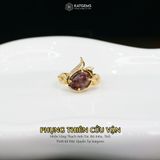  Nhẫn Vàng Phụng Thiên Cửu Vận Các Loại Đá Ngọc  (Các Mệnh) Độc Quyền Katgems 