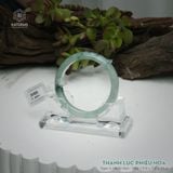  Vòng Khối Ngọc Phỉ Thúy Thanh Lục Phiêu Hoa Cao Cấp Bản Hẹ KT: 9.9 x 7.6 x 55.6  (Không Kén Mệnh) 261820 