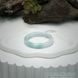  Vòng Khối Ngọc Phỉ Thúy Thanh Lục Phớt Lý Cay Cao Cấp Bản Hẹ KT: 11.6 x 7.8 x 57 (Không Kén Mệnh) 261152 