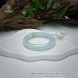  Vòng Khối Ngọc Phỉ Thúy Xuân Băng Khai Vận Cao Cấp Bản Hẹ 12 x 8 x 56.6 (Không Kén Mệnh) 2544347 