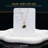  Mặt Dây Chuyền Vàng Phụng Thiên Cửu Vận Ngọc Bích Canada (Không Kén Mệnh) Độc Quyền Katgems 