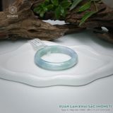  Vòng Khối Ngọc Phỉ Thúy Xuân Lam Khai Sắc Cao Cấp Bản Hẹ 11.2 x 7.8 x 52.8 (Không Kén Mệnh) 2543735 