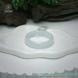  Vòng Khối Ngọc Phỉ Thúy Bạch Nguyệt Quang Bạch Ngọc Cao Cấp Bản Hẹ 13.9 x 6.3 x 51 (Không Kén Mệnh) 260849 