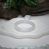  Vòng Khối Ngọc Phỉ Thúy Bạch Nguyệt Quang Bạch Ngọc Điểm Hồng Phỉ Cao Cấp Bản Hẹ KT: 11.6 x 8.6 x 58.5  (Không Kén Mệnh) 260851 