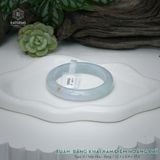  Vòng Khối Ngọc Phỉ Thúy Xuân Băng Khai Vận Điểm Hoàng Phỉ Cao Cấp Bản Hẹ KT: 12.3 x 8.9 x 57.6  (Không Kén Mệnh) 260942 