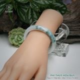  Vòng Khối Ngọc Phỉ Thúy Hoa Bay Cao Cấp Bản Hẹ KT: 11.6 x 7 x 54.5  (Không Kén Mệnh) 260746 