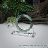  Vòng Khối Ngọc Phỉ Thúy Hoa Bay Phớt Hoàng Phỉ Cao Cấp Bản Hẹ KT: 12 x 8.5 x 56.5  (Không Kén Mệnh) 260950 