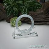  Vòng Khối Ngọc Phỉ Thúy Hoa Bay Cao Cấp Bản Hẹ KT: 12 x 8.6 x 56.6  (Không Kén Mệnh) 260742 