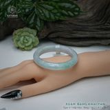  Vòng Khối Ngọc Phỉ Thúy Xuân Băng Khai Vận Cao Cấp Bản Hẹ KT: 11.3 x 8.1 x 54.7  (Không Kén Mệnh) 260943 