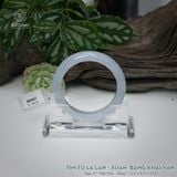  Vòng Khối Ngọc Phỉ Thúy Tím Tử La Lan Xuân Băng Khai Vận Cao Cấp Bản Hẹ KT: 12.6 x 9.2 x 57.6  (Không Kén Mệnh) 260947 