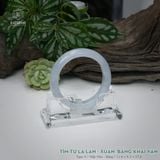  Vòng Khối Ngọc Phỉ Thúy Tím Tử La Lan Xuân Băng Khai Vận Cao Cấp Bản Hẹ KT: 12.6 x 9.2 x 57.6  (Không Kén Mệnh) 260947 