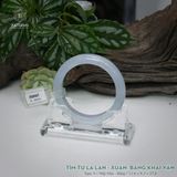  Vòng Khối Ngọc Phỉ Thúy Tím Tử La Lan Xuân Băng Khai Vận Cao Cấp Bản Hẹ KT: 12.6 x 9.2 x 57.6  (Không Kén Mệnh) 260947 