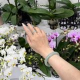  Nhẫn Khối Ngọc Phỉ Thúy Xanh Táo Bản Hẹ Ni Từ 15.2mm Đến 20mm 191225 