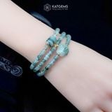  Vòng Chuỗi Ngọc Phỉ Thúy Hoa Bay Bánh Xe 4.5li Mix Ngũ Điếu, Hồ Ly Và Bi Kim Tiền (Không Kén Mệnh) 