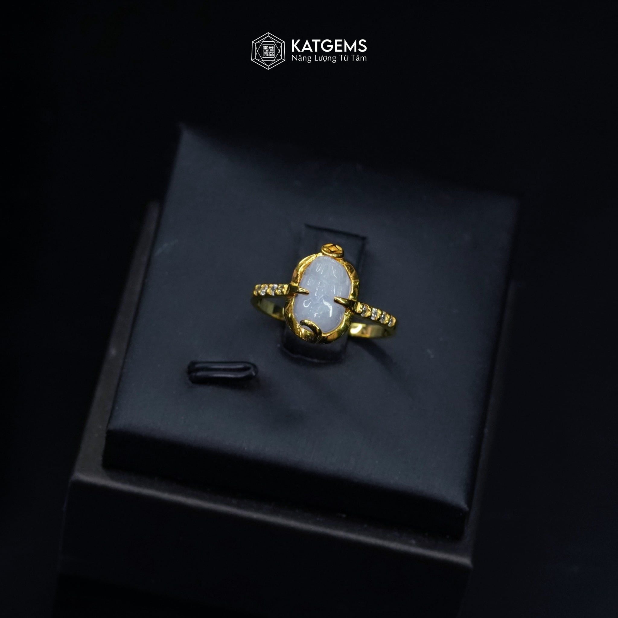  Nhẫn Tử La Minh Tâm Vàng Trang Sức (Không Kén Mệnh) 