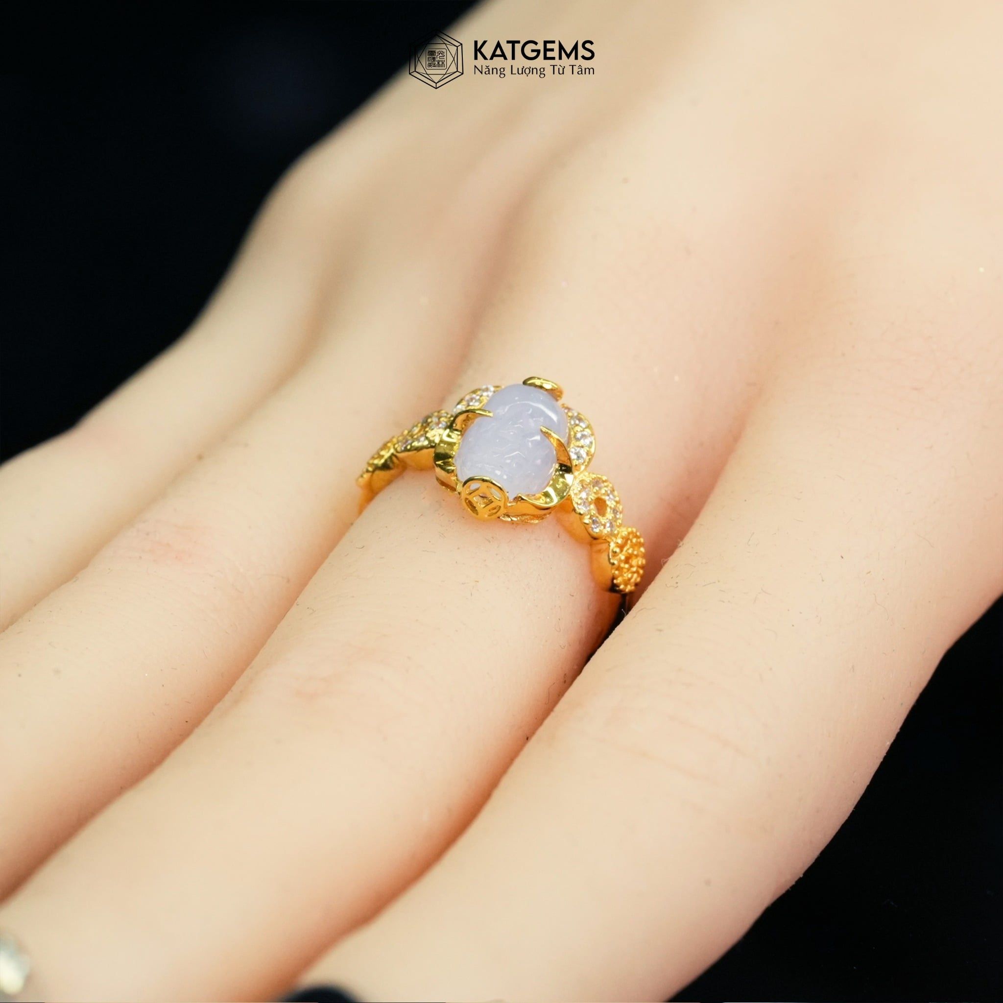  Nhẫn Tử La Tấn Tài Vàng Trang Sức (Không Kén Mệnh) 