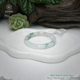  Vòng Khối Ngọc Phỉ Thúy Hoa Bay Cao Cấp Bản Hẹ KT: 8.8 x 7.6 x 53.5  (Không Kén Mệnh) 260753 