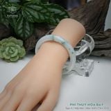  Vòng Khối Ngọc Phỉ Thúy Hoa Bay Cao Cấp Bản Hẹ KT: 8.8 x 7.6 x 53.5  (Không Kén Mệnh) 260753 