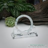  Vòng Khối Ngọc Phỉ Thúy Hoa Bay Cao Cấp Bản Hẹ KT: 8.8 x 7.6 x 53.5  (Không Kén Mệnh) 260753 