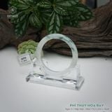  Vòng Khối Ngọc Phỉ Thúy Hoa Bay Cao Cấp Bản Hẹ KT: 9.2 x 8.6 x 56.8  (Không Kén Mệnh) 260756 