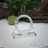  Vòng Khối Ngọc Phỉ Thúy Hoa Bay Cao Cấp Bản Hẹ KT: 9.2 x 8.6 x 56.8  (Không Kén Mệnh) 260756 