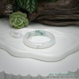  Vòng Khối Ngọc Phỉ Thúy Hoa Bay Cao Cấp Bản Hẹ KT: 11.5 x 8 x 56  (Không Kén Mệnh) 260754 