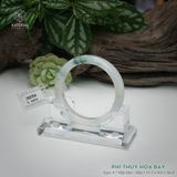  Vòng Khối Ngọc Phỉ Thúy Hoa Bay Cao Cấp Bản Hẹ KT: 11.5 x 8 x 56  (Không Kén Mệnh) 260754 