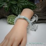  Vòng Khối Ngọc Phỉ Thúy Hoa Bay Cao Cấp Bản Hẹ KT: 11.5 x 8 x 56  (Không Kén Mệnh) 260754 