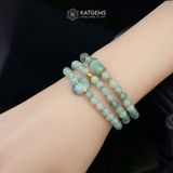  Vòng Chuỗi Ngọc Phỉ Thúy Hoa Bay 5.7li Mix Ngũ Điếu, Hồ Ly Và Bi Kim Tiền (Không Kén Mệnh) 2-127010 
